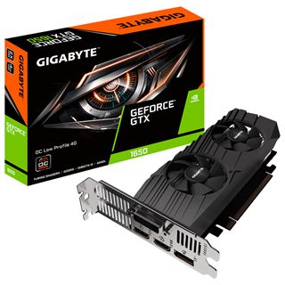 4GB Gigabyte GeForce GTX 1650 D6 OC Low Profile 4G GDDR6, PCIe 3.0