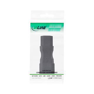 InLine Netzadapter IEC 60320 C14 / C13, 3pol. Kaltger&auml;te