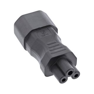InLine Netzadapter IEC 60320 C14 / C5, 3pol. Kaltger&auml;te /