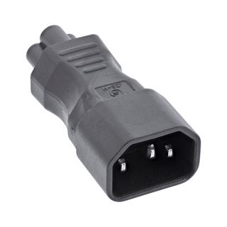 InLine Netzadapter IEC 60320 C14 / C5, 3pol. Kaltger&auml;te /
