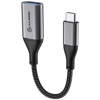 0.15m Alogic Adapter Ultra USB 3.1 to USB-A grau