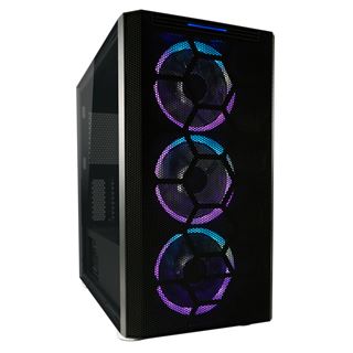 LC-Power 708MB Mini Tower mit Sichtfenster ohne Netzteil schwarz