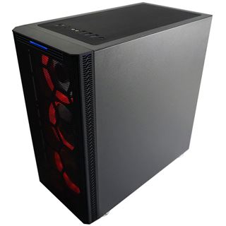 LC-Power 708MB Mini Tower mit Sichtfenster ohne Netzteil schwarz