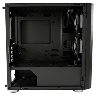 LC-Power 708MB Mini Tower mit Sichtfenster ohne Netzteil schwarz