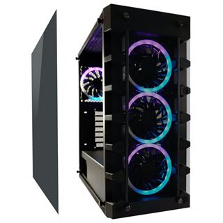 LC-Power Gaming 709B Solar_System_X Midi Tower ohne Netzteil schwarz