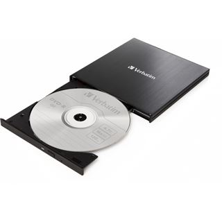 Verbatim Recorder, USB 3.2, A-C, 8x/6x/24x, Slimline Portable,