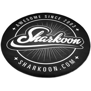 Sharkoon FLOOR MAT BLACK/WHITE ROUND 12