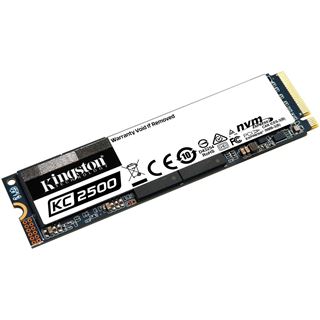 2TB Kingston KC2500 NVMe M.2 PCIe 3.0 x4 3D-NAND TLC (SKC2500M8/2000G)