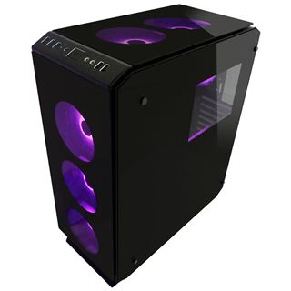 LC-Power Gaming 801B Sera_X Midi Tower ohne Netzteil schwarz