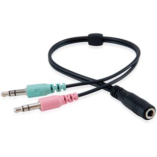 Equip Headset Klinke 245302 2m Kabel,Mikro,Fernbe. Stereo schwarz