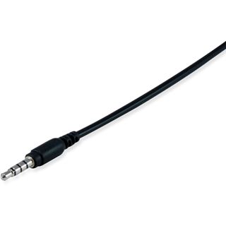 Equip Headset Klinke 245302 2m Kabel,Mikro,Fernbe. Stereo schwarz