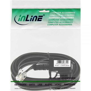(€1,30*/1m) 3.00m InLine TAE-F Anschlusskabel TAE-F Stecker auf