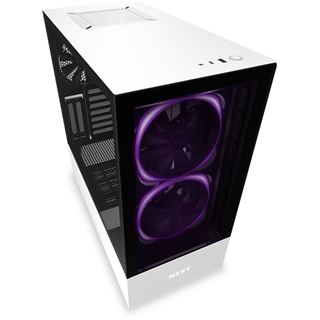 H510 Elite Midi-Tower, RGB, TG - weiss (Retourenware)