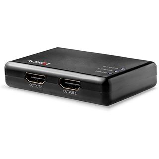 Lindy Splitter HDMI 2 Port HDMI 10.2G, kompakt