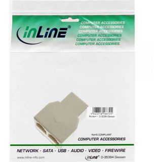 Modular Verteiler 1x RJ12 Buchse auf 2x RJ12 Buchse