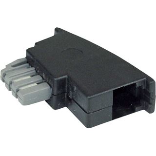 TAE-N Adapter auf Westernkupplung 6/4 RJ11