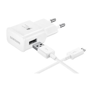 Samsung - EP-TA50EWE - Fast Charger + USB Cable to USB Type C Cable -