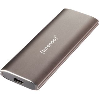 500GB Intenso externe SSD Professional Festplatte Braun-Metallic