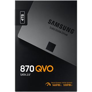 4TB Samsung SSD 870 QVO 2.5" (6.4cm) SATA 6Gb/s 3D-NAND QLC