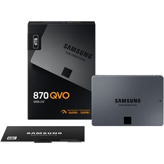 4TB Samsung SSD 870 QVO 2.5" (6.4cm) SATA 6Gb/s 3D-NAND QLC