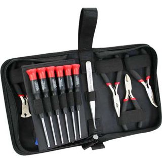 InLine Pr&auml;zisions Zangen und Schraubendreher Set, 19tlg.