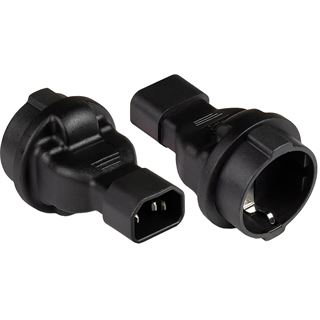 Good Connections Stromadapter Kaltgeräte-Stecker C14 (gerade) an