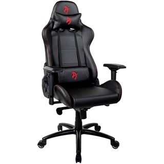 Arozzi Gaming Stuhl Verona Signature schwarz PU - rotes Logo