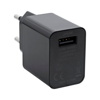 InLine USB Ladegerät Single, Netzteil, Stromadapter, 100-240V zu