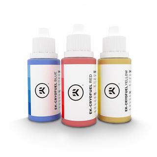 EK Water Blocks EK-CryoFuel Dye Pack rot/gelb/blau