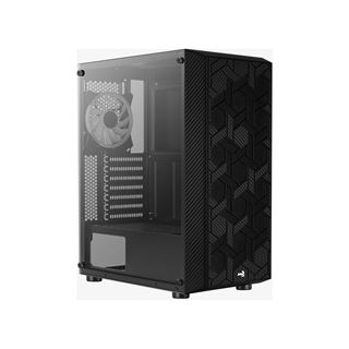 AeroCool Hive ARGB mit Sichtfenster Midi Tower ohne Netzteil schwarz