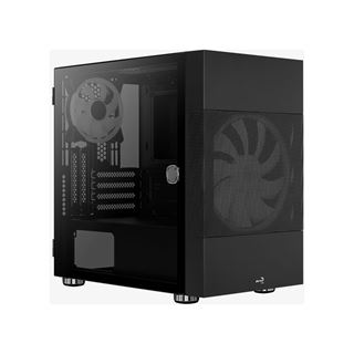 AeroCool Atomic mit Sichtfenster Midi Tower ohne Netzteil schwarz