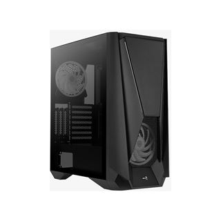 AeroCool Visor mit Sichtfenster Midi Tower ohne Netzteil schwarz