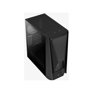 AeroCool Visor mit Sichtfenster Midi Tower ohne Netzteil schwarz