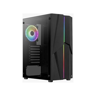 AeroCool Mecha ARGB mit Sichtfenster Midi Tower ohne Netzteil schwarz