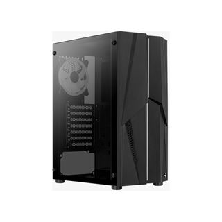 AeroCool Mecha ARGB mit Sichtfenster Midi Tower ohne Netzteil schwarz