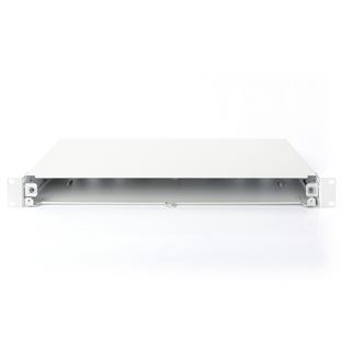 19" DIGITUS LWL Patchpanel, ausziehbar, 1 HE, lichtgrau