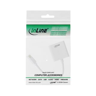 InLine Mini DisplayPort zu DVI Adapter, Mini DisplayPort Stecker auf