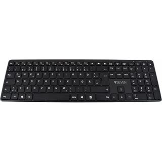 V7 KW550BT 2.4 GHz & Bluetooth Deutsch schwarz (kabellos)