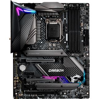 MSI MPG Z490 GAMING CARBON WIFI ATX S1200, Bulk-Artikel