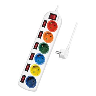 (&euro;9,97*/1m) 1.50m LogiLink Steckdosenleiste Satz mit mehreren