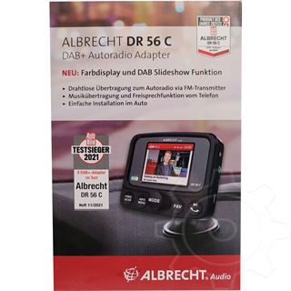 Albrecht DR 56C DAB+ Autoradio-Tuner mit Farbdisplay