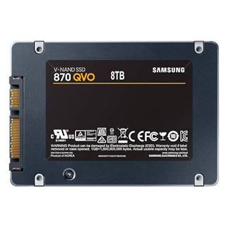 8TB Samsung SSD 870 QVO 2.5" (6.4cm) SATA 6Gb/s 3D-NAND QLC