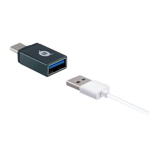 Conceptronic USB-Hub 4Port USB3.0 -> USB 3.0 +USB-C Adapter