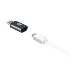 Conceptronic Adapter USB-C -> USB Micro 3.0 3 Stück grau