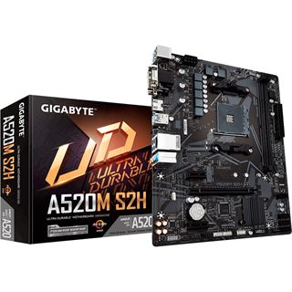 Gigabyte S2H AMD A520 So.AM4 DDR4 mATX Retail