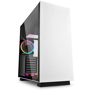 Sharkoon Pure Steel RGB weiss, Big Tower, mit Sichtfenster, ohne