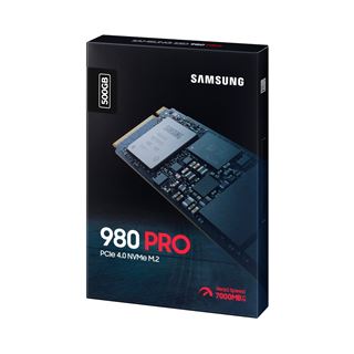 500GB Samsung SSD 980 Pro M.2 PCIe 4.0 x4 3D-NAND TLC (MZ-V8P500BW)