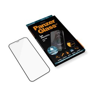 PanzerGlass iPhone 12 Max/12 Pro CF Antibakteriell E-to-E, schwarz