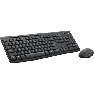 Logitech MK295 Silent Wireless Combo schwarz, USB, DE Layout