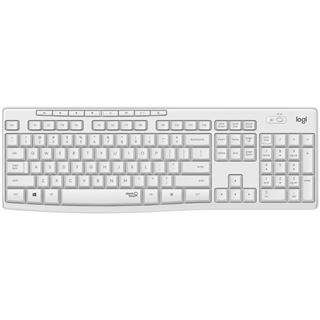 Logitech MK295 Silent Wireless Combo weiss, USB, US Layout